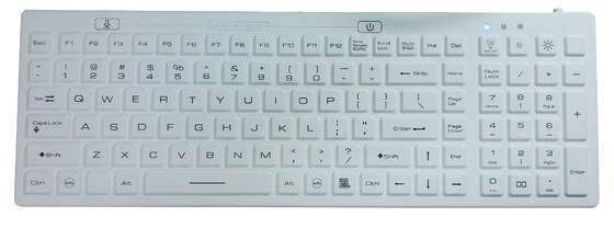 Magnetic medical grade keyboard with nano silver antibacterial for hygienically application supplier