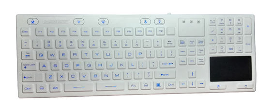 NEMA6x Industrial keyboard with waterproof touchpad and light supplier