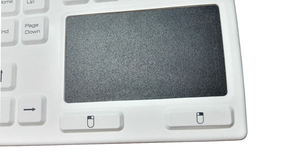 Illuminated industrial IP68 washable keyboard with touch screen mouse for medical supplier