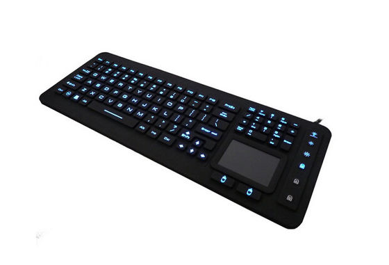 Antibacterial IP68 medical keyboard mouse with oil proof touchpad supplier