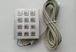 RS232 3 x 4 smart vending machine keypad with Braille dots stainless steel material supplier