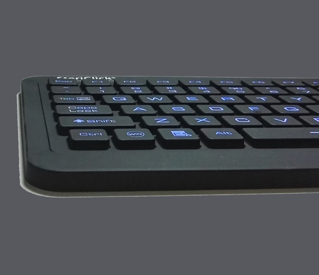 Backlit silver nano antibacterial IP68 washable medical keyboard with mouse pad supplier