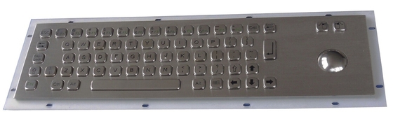 IP65 vandal proof industrial metal CNC keyboard with trackball for kiosk application supplier