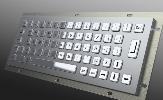 outdoor industrial keyboard Vandalism proof weather proof with 64 metal keys supplier