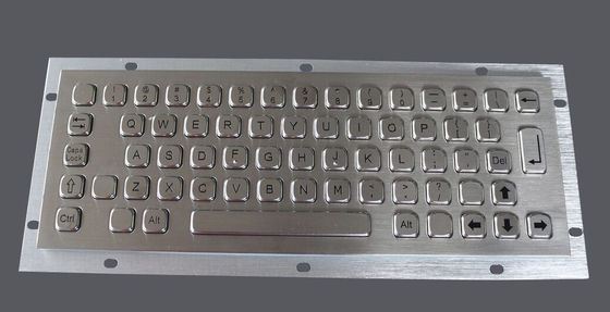 outdoor industrial keyboard Vandalism proof weather proof with 64 metal keys supplier