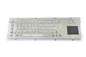 IP65 rear panel mounting durable metal industrial keyboard with sealed touchpad supplier