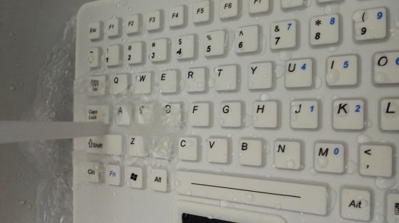Waterproof Medical Computer Keyboard With Built-In IP68 Trackpad Mouse And Usb Cover supplier