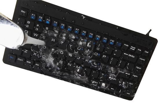 IP68 washable dentist keyboard with dustproof and easy clean by rugged silicone supplier