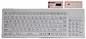 2.4Ghz wireless washable medical keyboard by silicone rubber, 5 sec to lock supplier