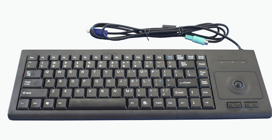 Strengthening PC peripheral black ABS plastic medical keyboard with roller trackball supplier