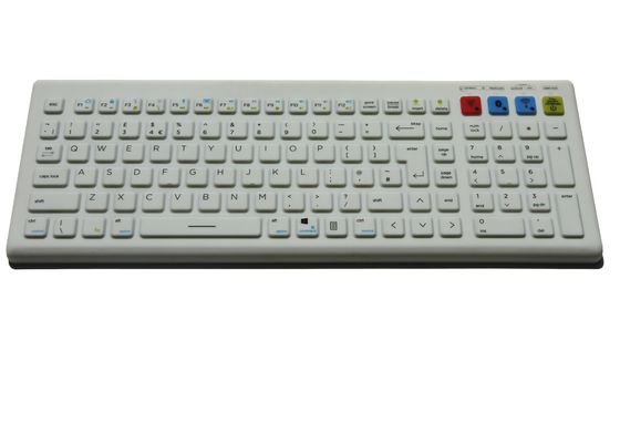 2.4G Bluetooth wireless medical keyboard washable by silicone material supplier