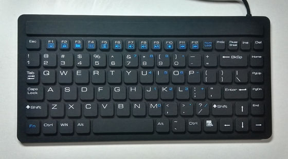 Black Antibacterial medical keyboard only with dustproof and water proof for industrial supplier