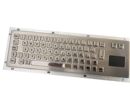 Spanish industrial keyboard IK7 vandal proof with touchpad screen from China factory supplier