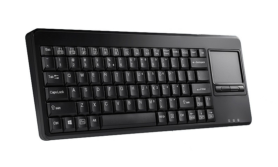 Compact industrial keyboard with touchpad in front and extra USB port supplier