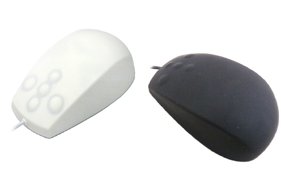 White optical and laser silicone OEM mouse with logo for medical healthcare application supplier