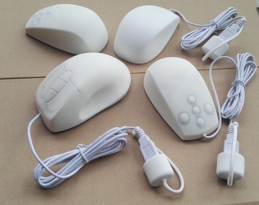 IP68 wireless waterproof silicone rubber medical mouse, easy clean supplier