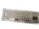 Black IP65 panel mount industrial keyboard by stainless steel for kiosk supplier