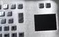 Ip65 Flush Mount Durable Industrial Keyboard in Metal With Sealed Touchpad supplier