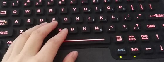 Military USB  Rugged Keyboard with Touchpad & Silicone Mouse supplier