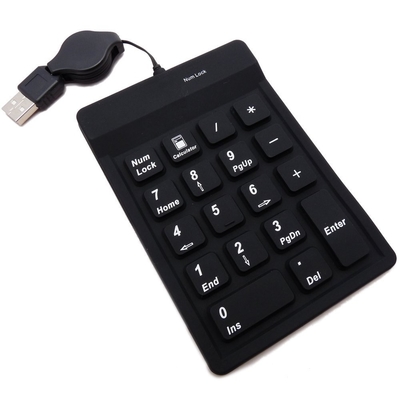 IP68 medical numeric keyboard with anti-bacterial coating for finance accounting, 18 keys keypad supplier