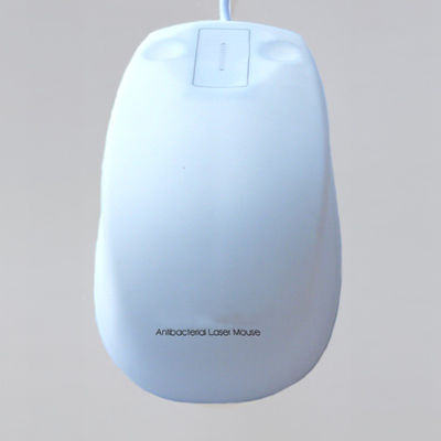 IP68 anti-bacterial medical mouse with laser sensor and touch wheel supplier