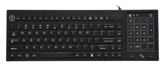 Silicone Hygienic waterproof computer keyboard For medical man machine connect supplier