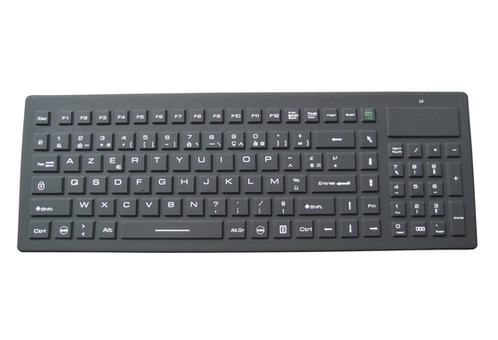 wireless washable hospital keyboards with lock key and nano antmicrobial supplier