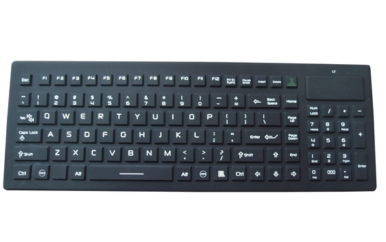 wireless washable hospital keyboards with lock key and nano antmicrobial supplier