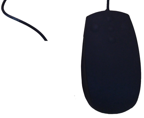 Ip68 Waterproof Silicone Rubber CE Medical Mouse With Optical Resolution supplier