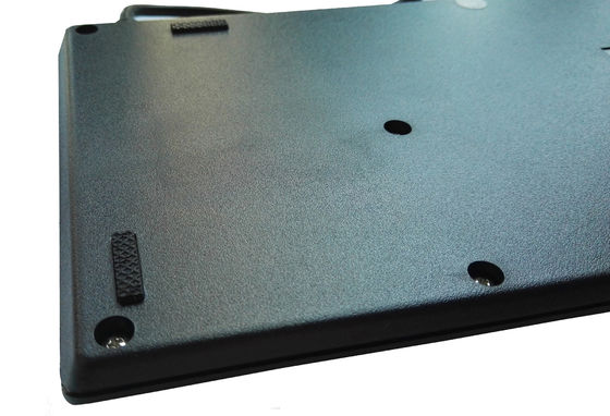 black ABS industrial keyboard with trackball mouse for industrial pc supplier