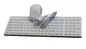 IEC60601 antimicrobial IP68 medical silicone cyber keyboard and mouse combo supplier