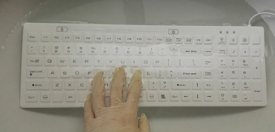 IEC60601 IP68 medical keyboard with cyber mouse for medical computer supplier