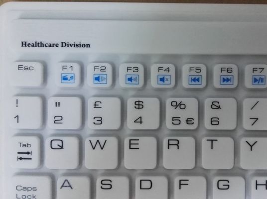 ROHS medical keyboard with touch screen compact pure keys supplier