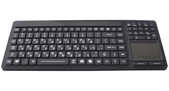 ROHS medical keyboard with touch screen compact pure keys supplier