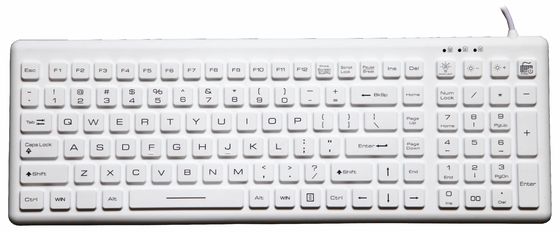 man machine medical keyboard with CLEAN button for Taiwan medical computer supplier
