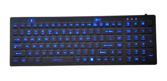 EU hygiene medical keyboard black with backlit numbers WEEE qualified supplier