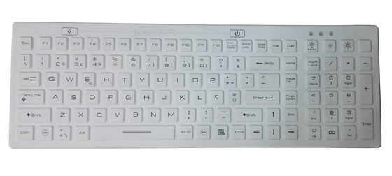 WEEE hygiene medical silicone keyboard with backlit numbers supplier