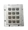 IP65 rear panel mounting vending machine keypad by backlit stainless steel material supplier