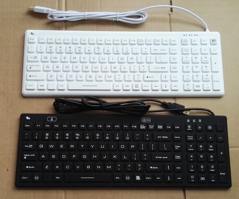 NEMA 4x silicone hospital magnetic keyboard mouse combo set with Russian Hebrew layout supplier