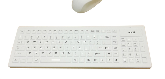 Dust Proof Ip65 Industrial Wifi Keyboard And Mouse Combo With One Usb Dongle supplier