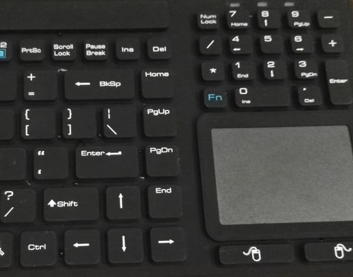 AZERTY industrial keyboard mouse combo with trackpad cleanable by medical alcohol supplier