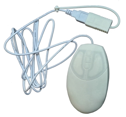 Silicone white petite waterproof medical pro mouse for nurse use on smooth surface supplier