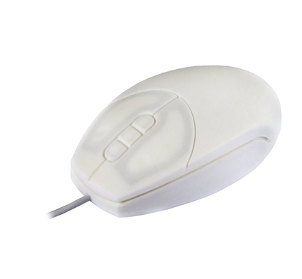 Silicone white petite waterproof medical pro mouse for nurse use on smooth surface supplier