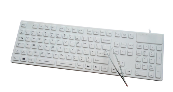 All-in-one full size dental medical silicone keyboard with IP68 protection and easyclean supplier