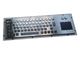 Ip65 Waterproof Panel Mount Industrial Metal Keyboard With Oem Logo And Touchpad Mouse supplier