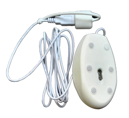 Washable hygienic petite medical mouse with USB cap and 0.3m shorten USB cable supplier