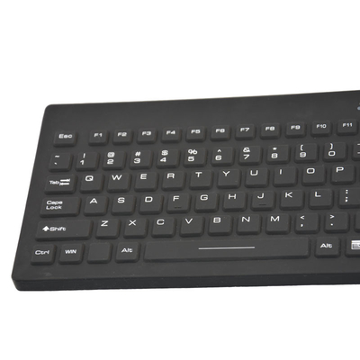 105 keys water resistant medical silicone keyboard with touchpad for heavy industry supplier