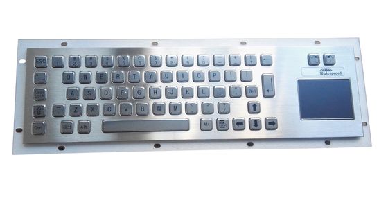 67keys rugged keyboard Usb Ps2 with Rear Panel Mount Sealed Touchpad supplier