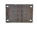 USB HID IP65 outdoor industrial stainless steel metal keypad with 4 rows and 4 columns supplier