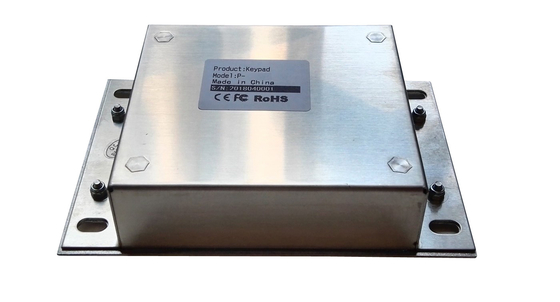 USB HID IP65 outdoor industrial stainless steel metal keypad with 4 rows and 4 columns supplier